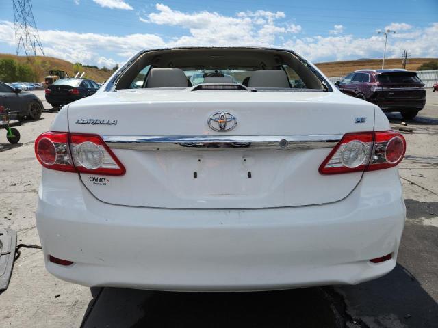 5YFBU4EE3DP086635 - 2013 TOYOTA COROLLA BASE WHITE photo 6