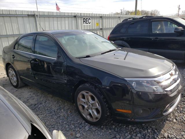 3FAHP0HG7BR151975 - 2011 FORD FUSION SE BLACK photo 4