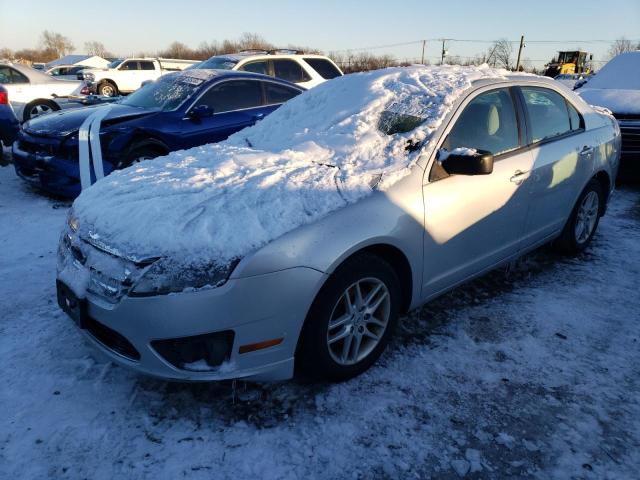 3FAHP0GA5CR350893 - 2012 FORD FUSION S SILVER photo 1