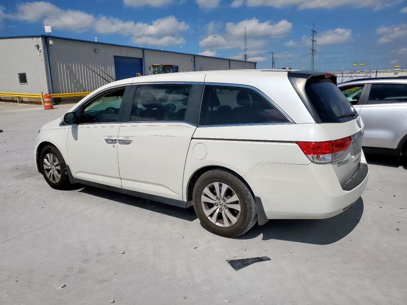 5FNRL5H62GB051631 - 2016 HONDA ODYSSEY EXL WHITE photo 2