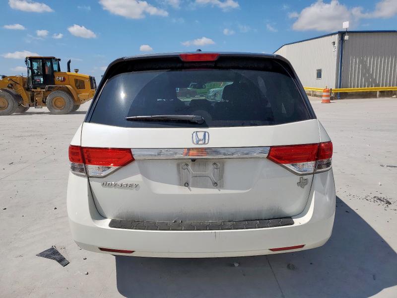 5FNRL5H62GB051631 - 2016 HONDA ODYSSEY EXL WHITE photo 6