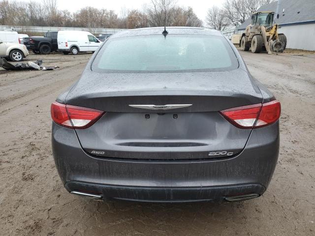 1C3CCCDGXFN540243 - 2015 CHRYSLER 200 S GRAY photo 6