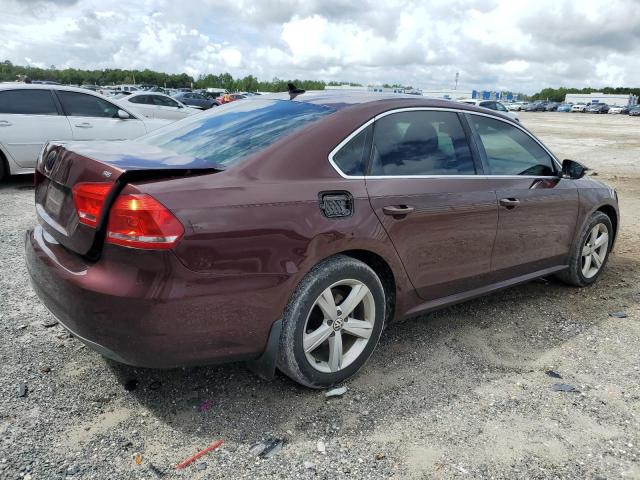 1VWBP7A35CC088520 - 2012 VOLKSWAGEN PASSAT SE მუქწითელი ფოტო 3