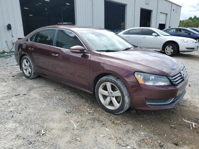 1VWBP7A35CC088520 - 2012 VOLKSWAGEN PASSAT SE მუქწითელი ფოტო 4