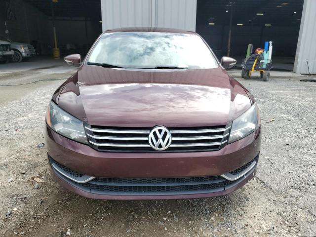 1VWBP7A35CC088520 - 2012 VOLKSWAGEN PASSAT SE მუქწითელი ფოტო 5