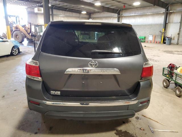 5TDZK3EH5BS049177 - 2011 TOYOTA HIGHLANDER BASE CHARCOAL photo 6