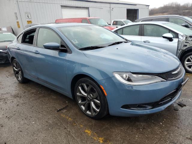 1C3CCCBB3FN655578 - 2015 CHRYSLER 200 S BLUE photo 4