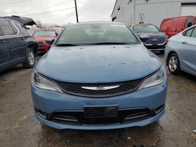 1C3CCCBB3FN655578 - 2015 CHRYSLER 200 S BLUE photo 5