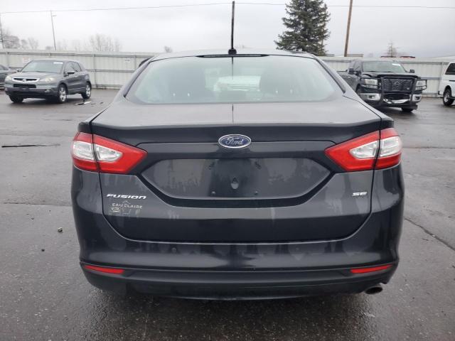 3FA6P0H76ER141286 - 2014 FORD FUSION SE BLACK photo 6