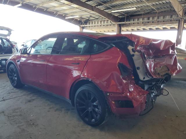 7SAYGDEE9NF346571 - 2022 TESLA MODEL Y RED photo 2