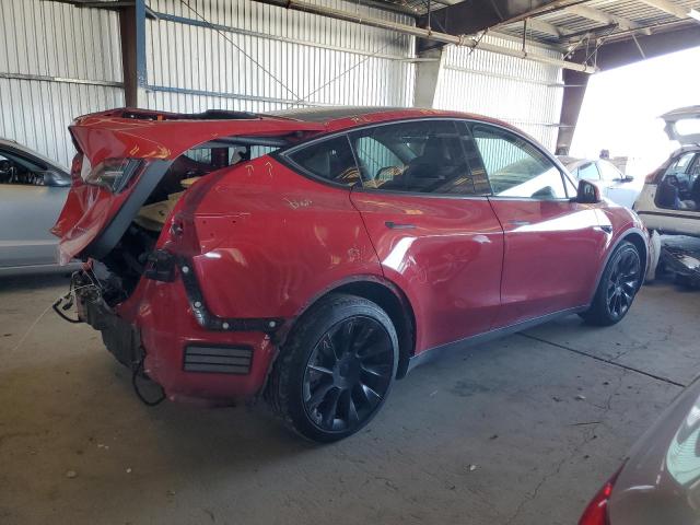 7SAYGDEE9NF346571 - 2022 TESLA MODEL Y RED photo 3