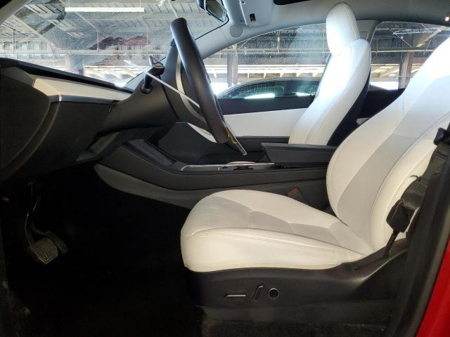 7SAYGDEE9NF346571 - 2022 TESLA MODEL Y RED photo 7