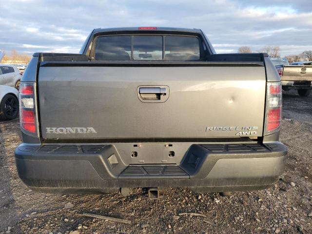 5FPYK1F5XDB002617 - 2013 HONDA RIDGELINE RTL GRAY photo 6