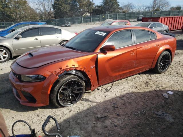 2C3CDXGJ7NH147867 - 2022 DODGE CHARGER SCAT PACK ORANGE photo 1