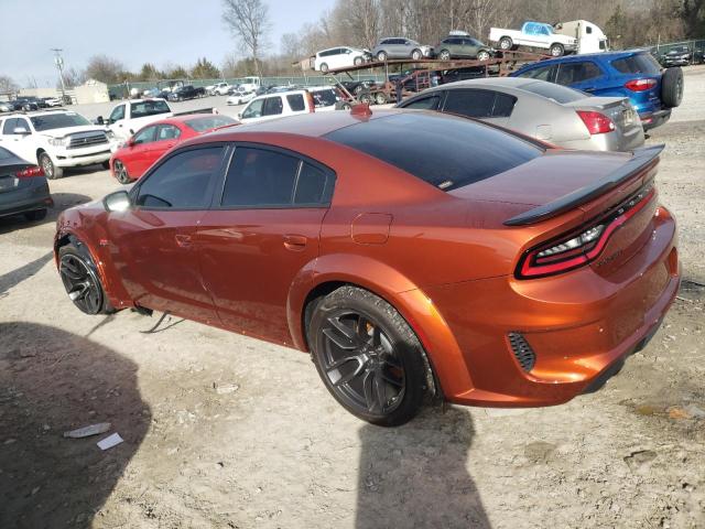 2C3CDXGJ7NH147867 - 2022 DODGE CHARGER SCAT PACK ORANGE photo 2