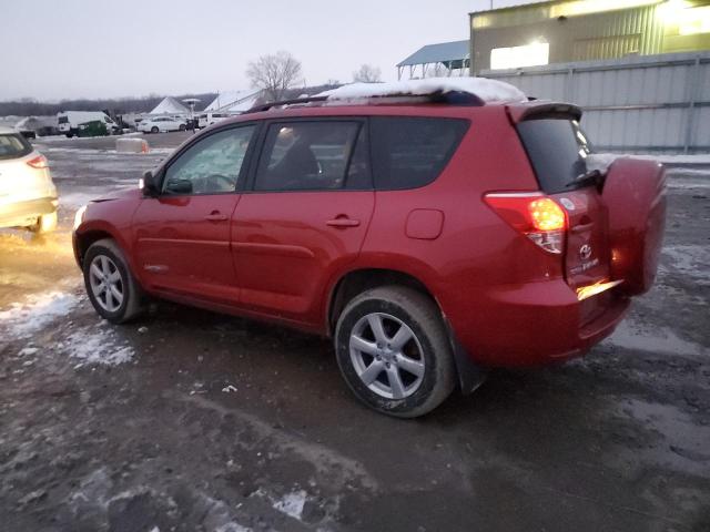 JTMBD31V775071606 - 2007 TOYOTA RAV4 LIMITED RED photo 2