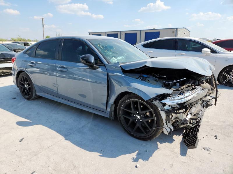 2HGFE2F57NH595556 - 2022 HONDA CIVIC SPORT Grau Foto 4