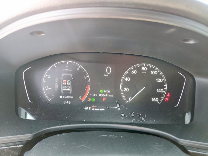 2HGFE2F57NH595556 - 2022 HONDA CIVIC SPORT Grau Foto 9