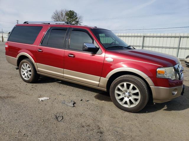 1FMJK1H52EEF65439 - 2014 FORD EXPEDITION EL XLT BURGUNDY photo 4