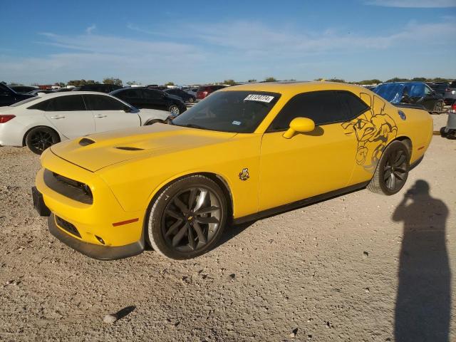 2C3CDZFJ1KH546430 - 2019 DODGE CHALLENGER R/T SCAT PACK YELLOW photo 1