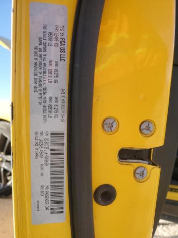 2C3CDZFJ1KH546430 - 2019 DODGE CHALLENGER R/T SCAT PACK YELLOW photo 12