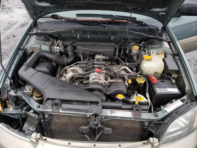 4S3BH675X17635628 - 2001 SUBARU LEGACY OUTBACK AWP 青色 照片 11