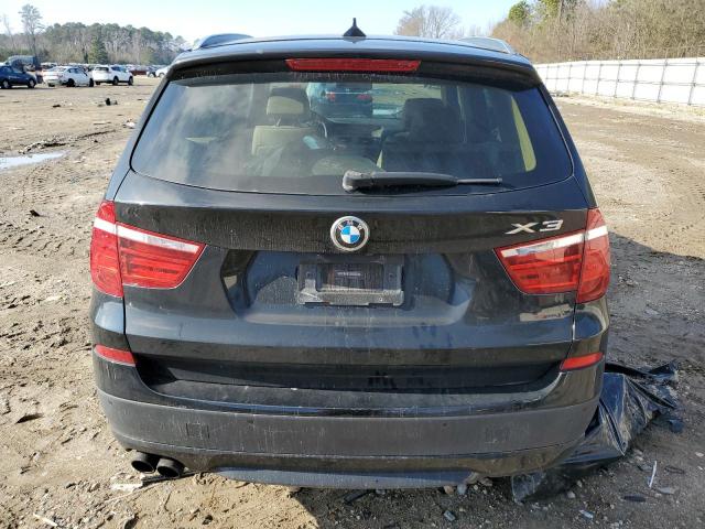 5UXWX9C56D0A08967 - 2013 BMW X3 XDRIVE28I BLACK photo 6