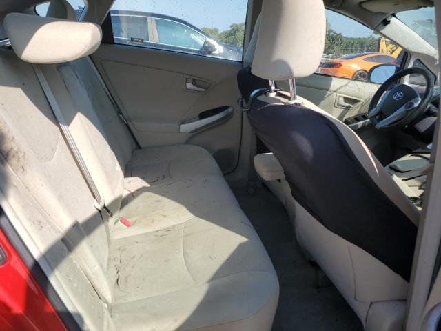 JTDKN3DU9B0269917 - 2011 TOYOTA PRIUS წითელი ფოტო 10