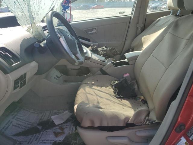 JTDKN3DU9B0269917 - 2011 TOYOTA PRIUS წითელი ფოტო 7