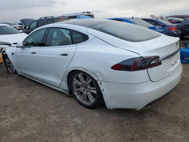 5YJSA1E22LF403053 - 2020 TESLA MODEL S WHITE photo 2