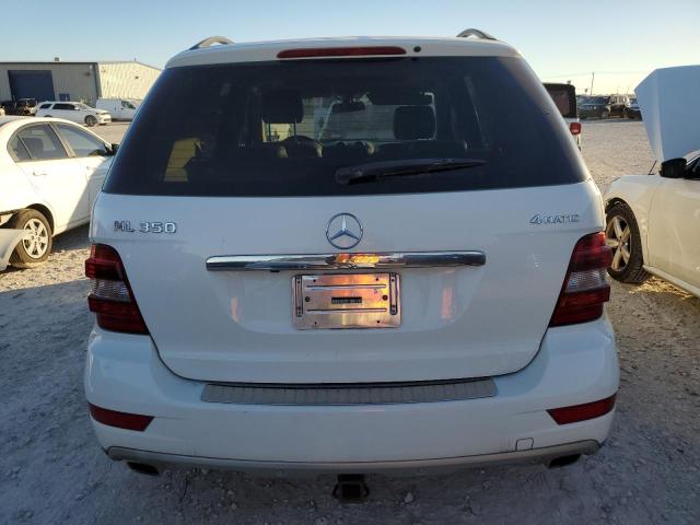 4JGBB8GB4AA558286 - 2010 MERCEDES-BENZ ML 350 4MATIC WHITE photo 6