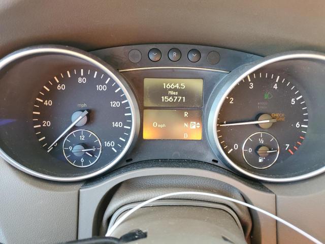 4JGBB8GB4AA558286 - 2010 MERCEDES-BENZ ML 350 4MATIC WHITE photo 9