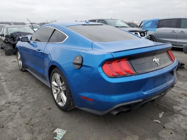 1FA6P8TH9K5122521 - 2019 FORD MUSTANG BLUE photo 2
