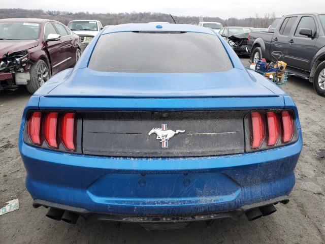 1FA6P8TH9K5122521 - 2019 FORD MUSTANG BLUE photo 6