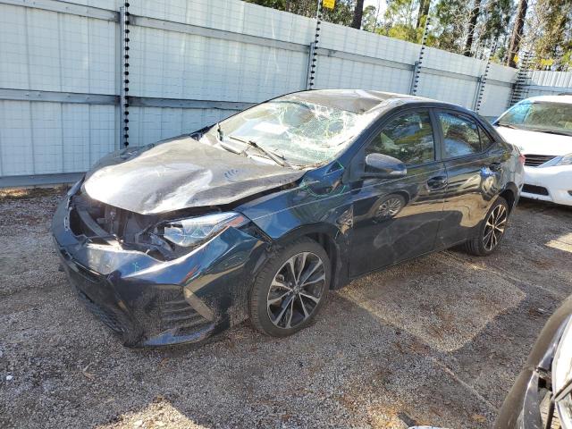 5YFBURHE7KP911890 - 2019 TOYOTA COROLLA L BLUE photo 1