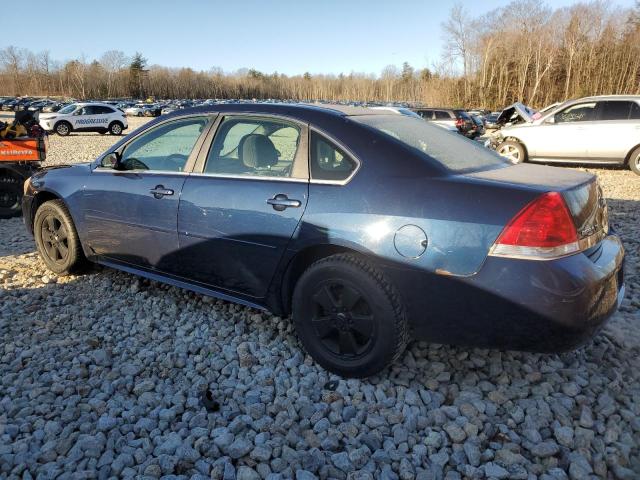 2G1WB5EN4A1235604 - 2010 CHEVROLET IMPALA LT BLUE photo 2