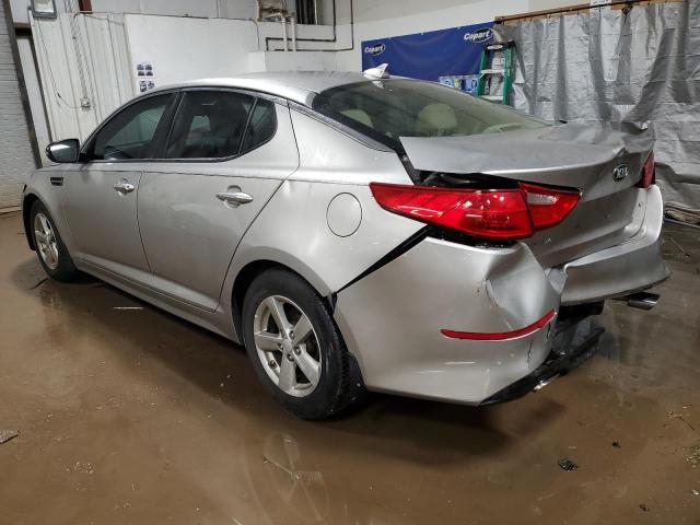 5XXGM4A73FG478135 - 2015 KIA OPTIMA LX SILVER photo 2