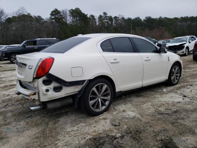 1LNHM94R99G603212 - 2009 LINCOLN MKS WHITE photo 3