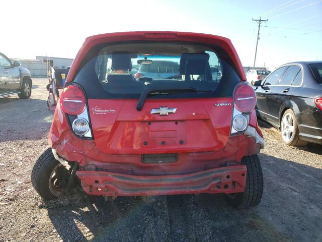 KL8CA6S93DC569172 - 2013 CHEVROLET SPARK LS RED photo 6