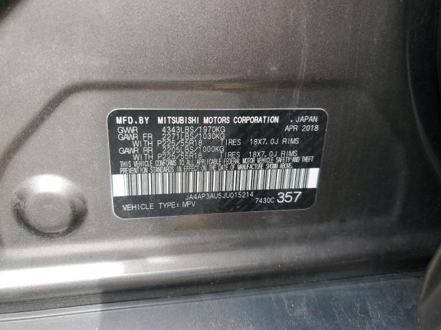 JA4AP3AU5JU015214 - 2018 MITSUBISHI OUTLANDER SPORT ES Շագանակագույն լուսանկար 13