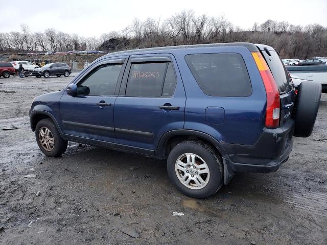 JHLRD78834C000399 - 2004 HONDA CR-V EX BLUE photo 2