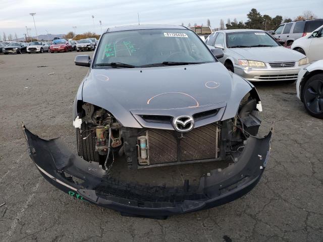 JM1BK344081813278 - 2008 MAZDA 3 HATCHBACK GRAY photo 5