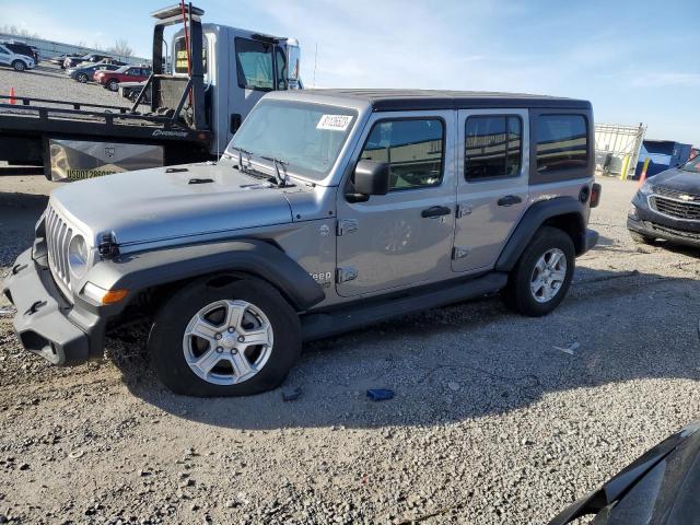 1C4HJXDN1KW524241 - 2019 JEEP WRANGLER U SPORT GRAY photo 1