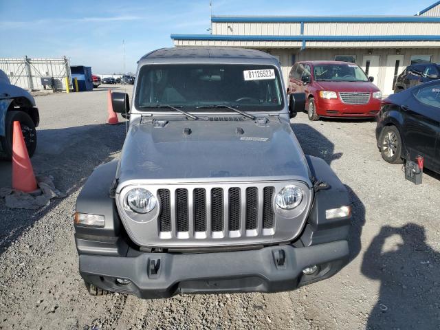 1C4HJXDN1KW524241 - 2019 JEEP WRANGLER U SPORT GRAY photo 5