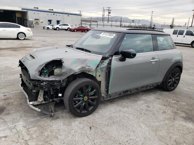 WMWXP3C08M2N79415 - 2021 MINI COOPER SE GRAY photo 1