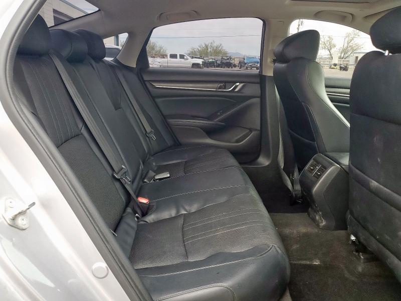 1HGCV1F57JA008598 - 2018 HONDA ACCORD EXL ვერცხლისფერი ფოტო 10