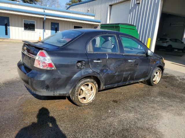 KL1TG56E79B614156 - 2009 CHEVROLET AVEO LT BLACK photo 3