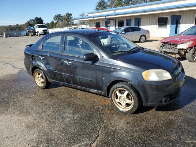 KL1TG56E79B614156 - 2009 CHEVROLET AVEO LT BLACK photo 4