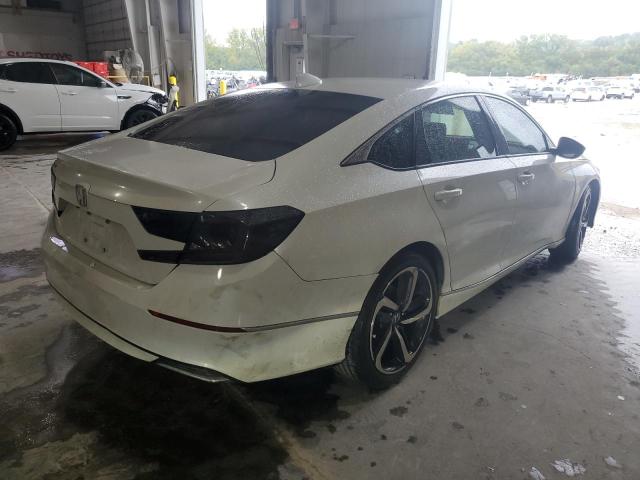 1HGCV1F44KA076298 - 2019 HONDA ACCORD EX WHITE photo 3