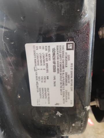 1GCHK23618F183569 - 2008 CHEVROLET SILVERADO K2500 HEAVY DUTY BLACK photo 12